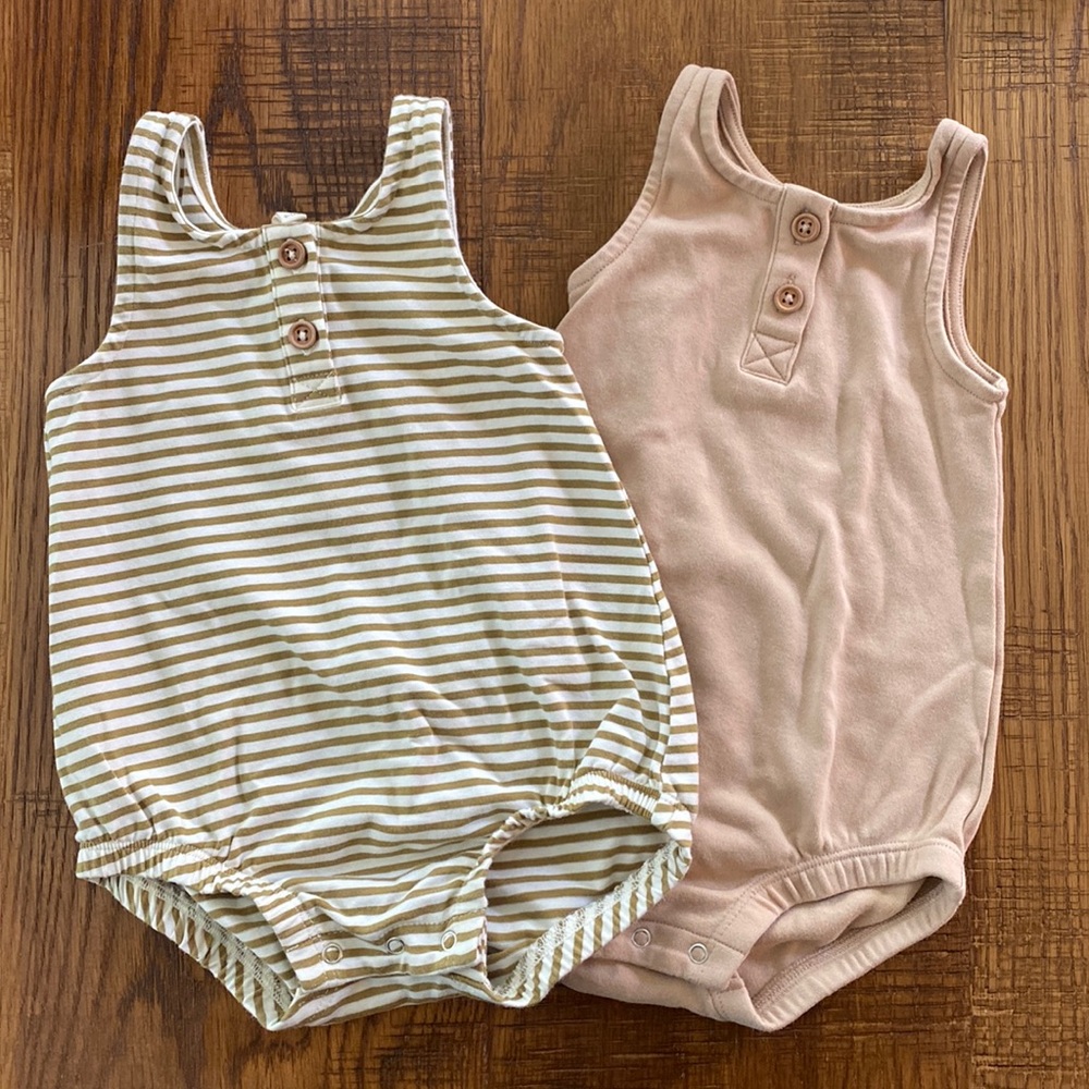QUINCY MAE bubble rompers